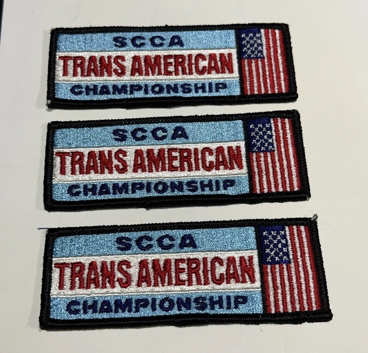 Vintage SCCA Sports Car Club Of America Trans American Championship Lot Of 3