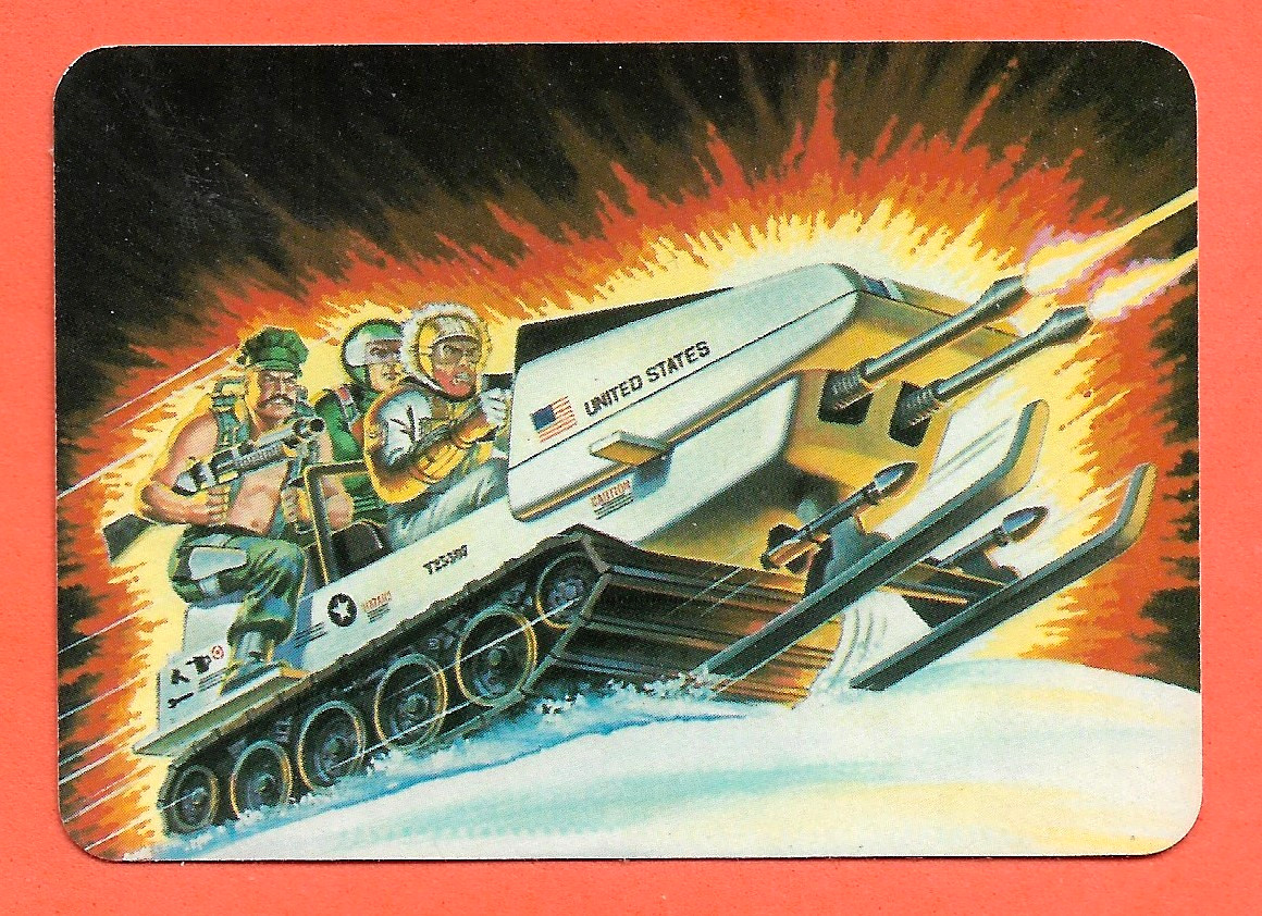 1986 Hasbro G.I. Joe Action Card Series 1 # 43 Polar Battle Bear Snowmobile (NM) 1986 Hasbro G.I. Joe Action Card Series 1 # 43 Polar Battle Bear Snowmobile (NM)