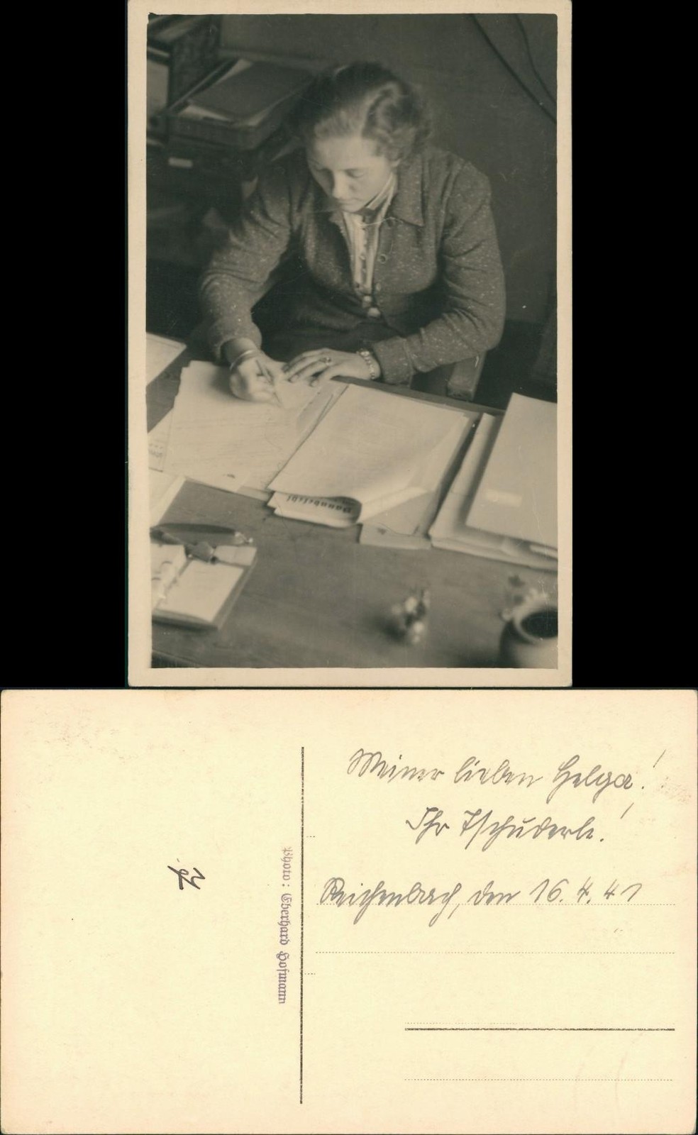 People Social Life Work (Photo Eberhard Hofmann) 1941 Private Photo