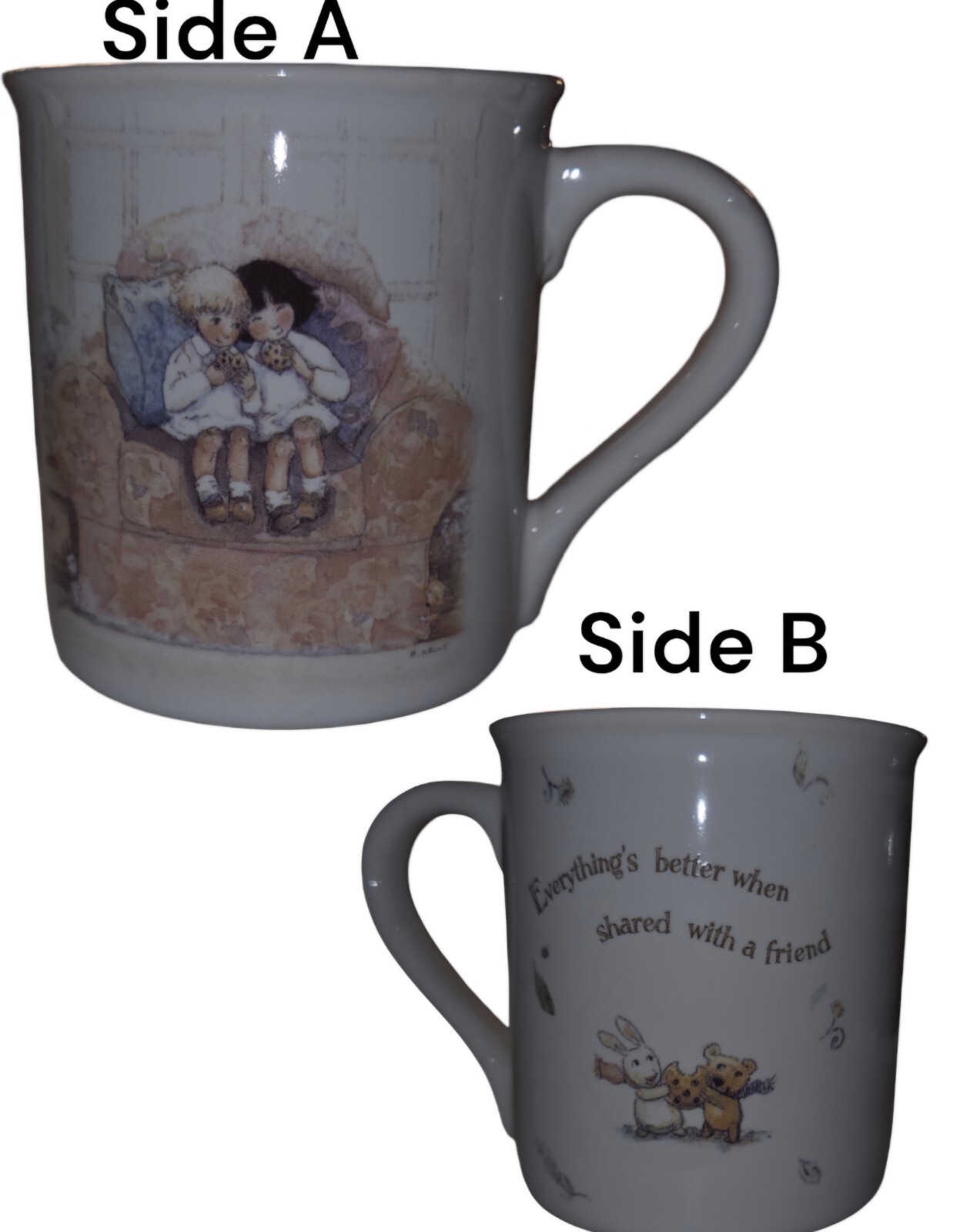 Vintage Everything’s Better with a Friend Mug