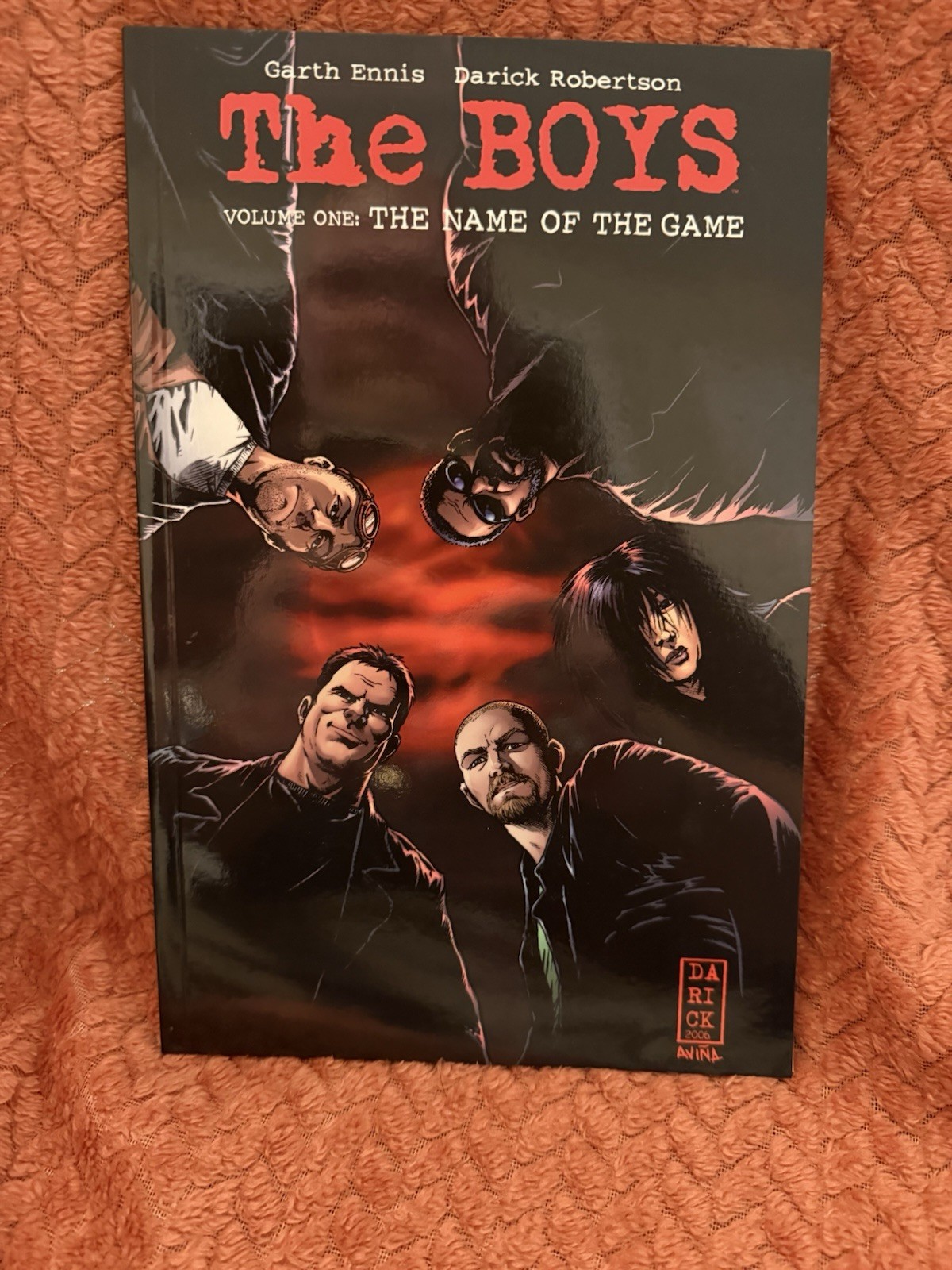 The Boys Volume 1 The Name of the Game Ennis Dynamite Comics Graphic Novel