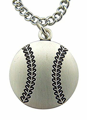 Religious Gifts Sterling Silver Baseball Medal with Saint Sebastian Protect This