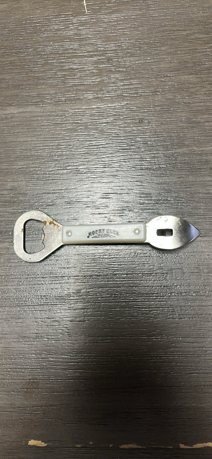 Vintage 1980s Rocky Glen Amusement Park Moosic Pa Can Bottle Opener Souvenir Vintage 1980s Rocky Glen Amusement Park Moosic Pa Can Bottle Opener Souvenir