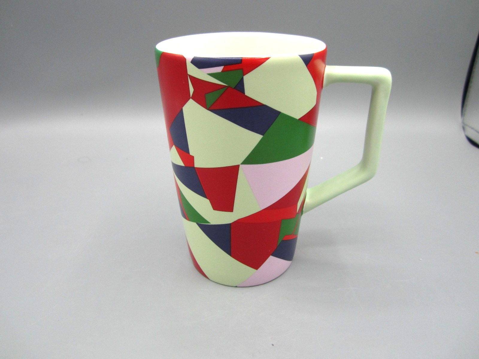 Starbucks/Teavana Vibrent Multi-Color Abstract Tea Coffee Mug 12 oz 2016 (23}