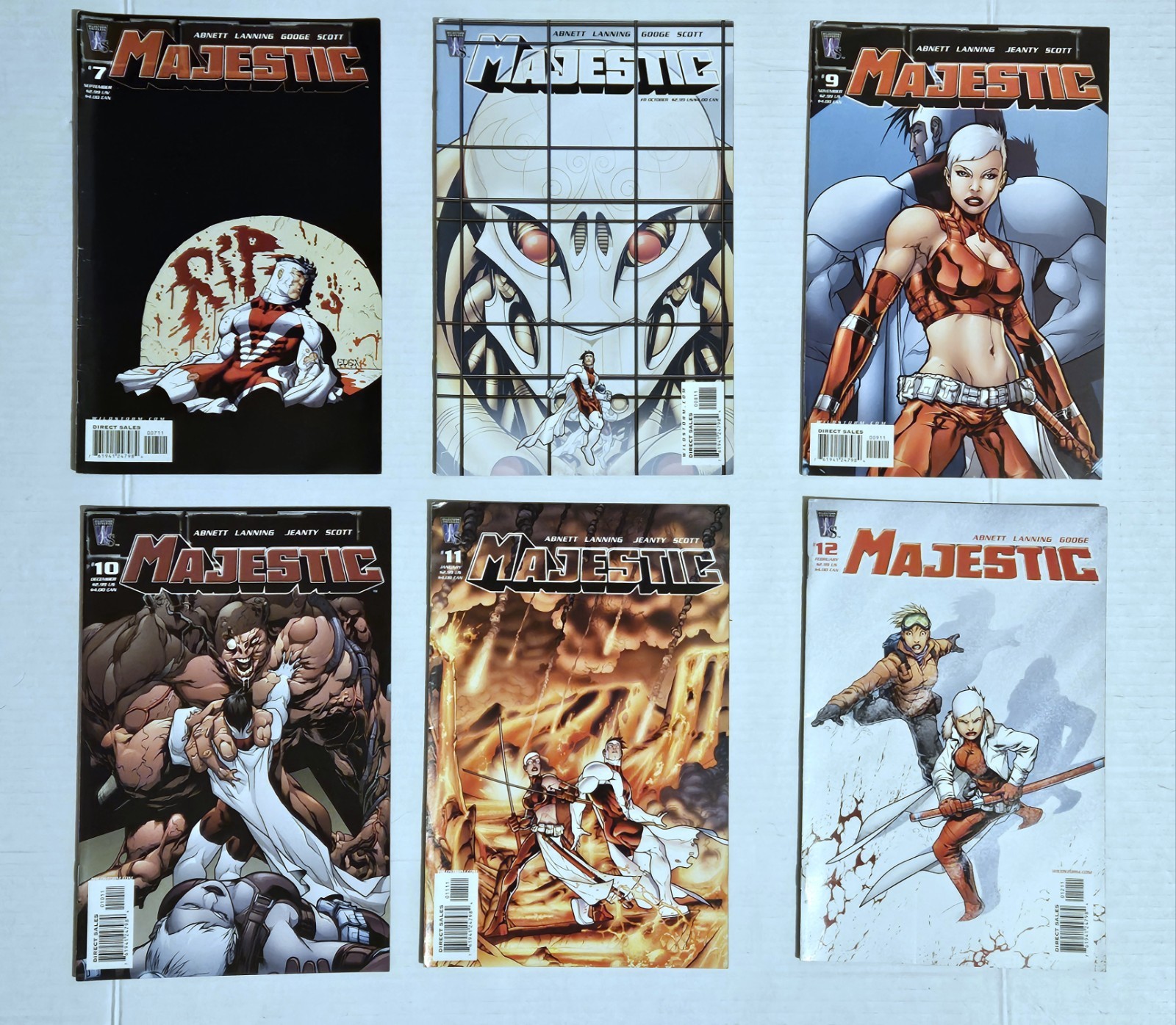 Majestic #7-12 Comic Lot Complete Run WildStorm DC Comics VF/NM 6 Books