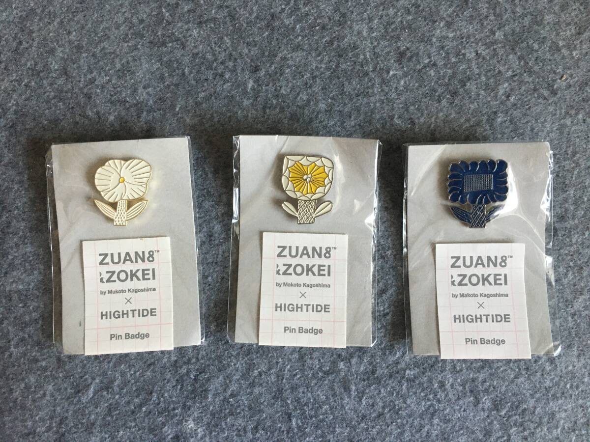 Kagoshima Mutsumi Makoto Enamel Pin White Silver Gold Blue ZUAN ZOKEI Gift