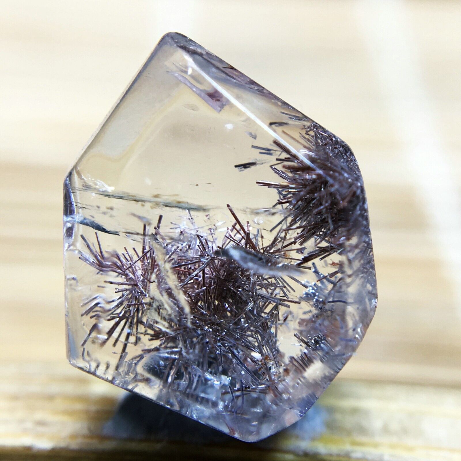 4.6Ct Very Rare NATURAL Beautiful Blue Dumortierite Quartz Crystal Specimen