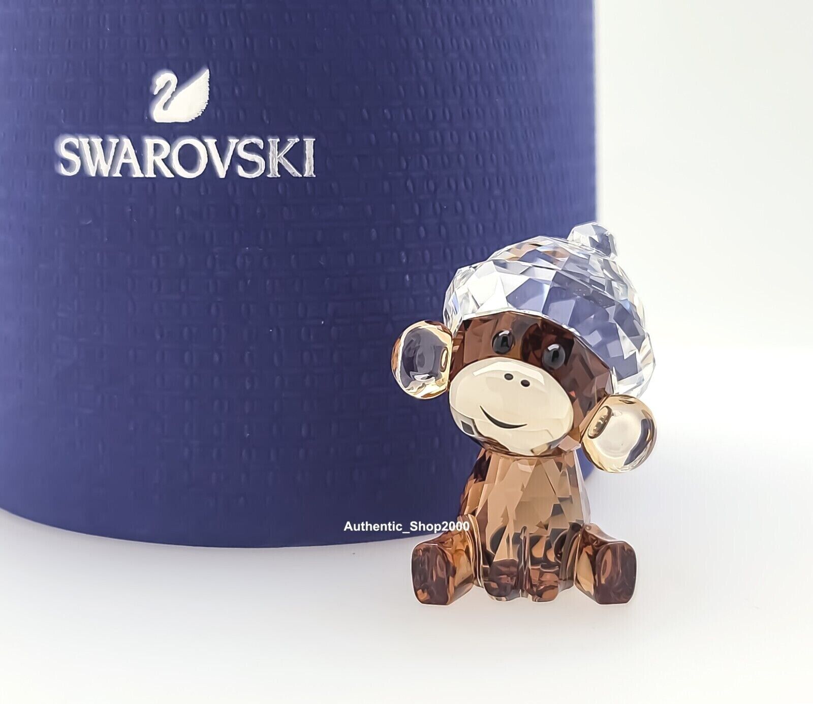 New 100% SWAROVSKI Baby Animals Cheeky the Monkey Figurine Display 5619227