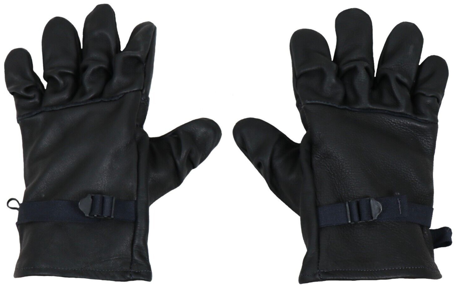 Size 3 - USGI Black Leather Light Duty Gloves D3A Utility Military Cattlehide