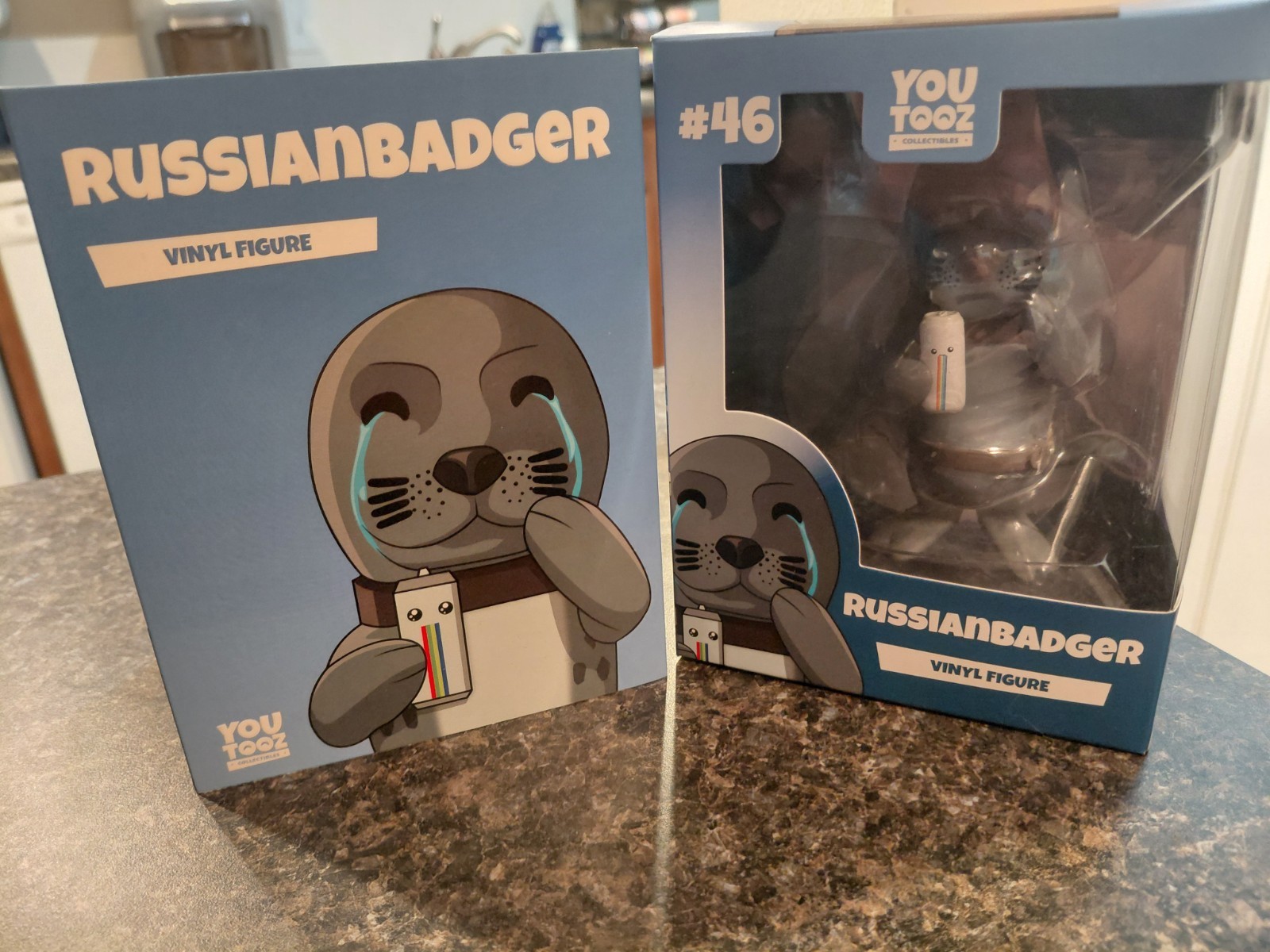 Youtooz RussianBadger Vinyl Figure Youtuber Collectible In Box With Sleeve