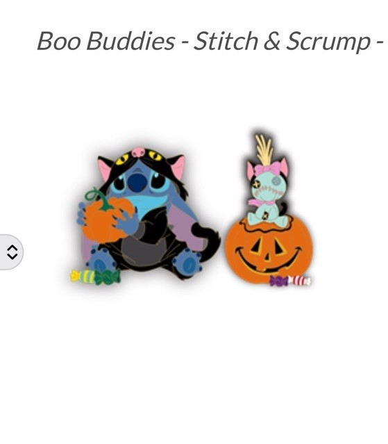 Disney DSSH DSF Boo Buddies Stitch And Scrump Pin Le 400