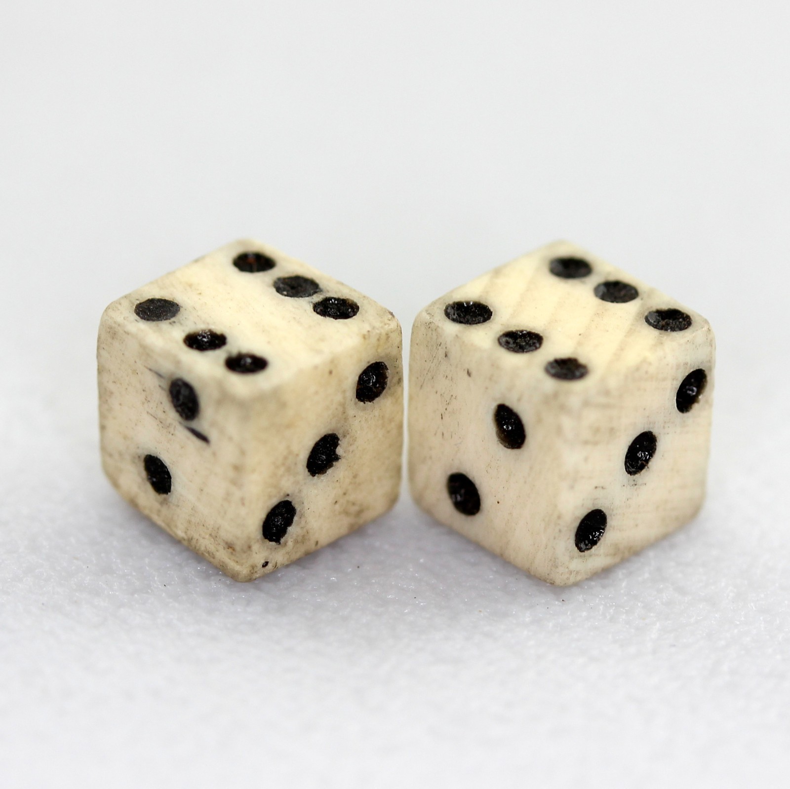 Antique Bone Dice Set Small Sized Approx .275