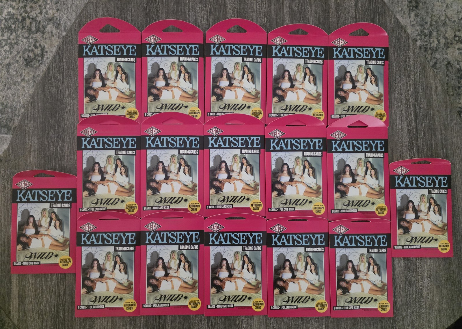 2026 KATSEYE WILD Trading Cards Lot of 17 Hanger Packs + 1 Blaster Box SEALED