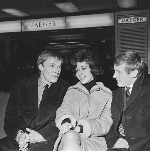 pop singers Mike Sarne Helen Shapiro John Leyton UK 16th January 1964 Old Photo
