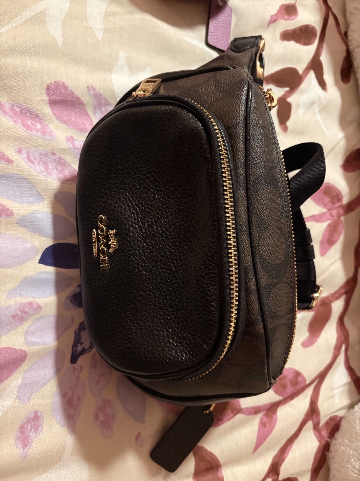 COACH signature brown waist bag COACH signature brown waist bag