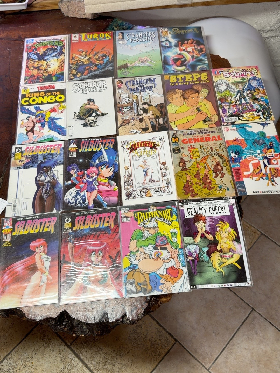 Mixed Comic Lot 18 TMNT Adventures #10 Sad Sack #73 Sabrina #100