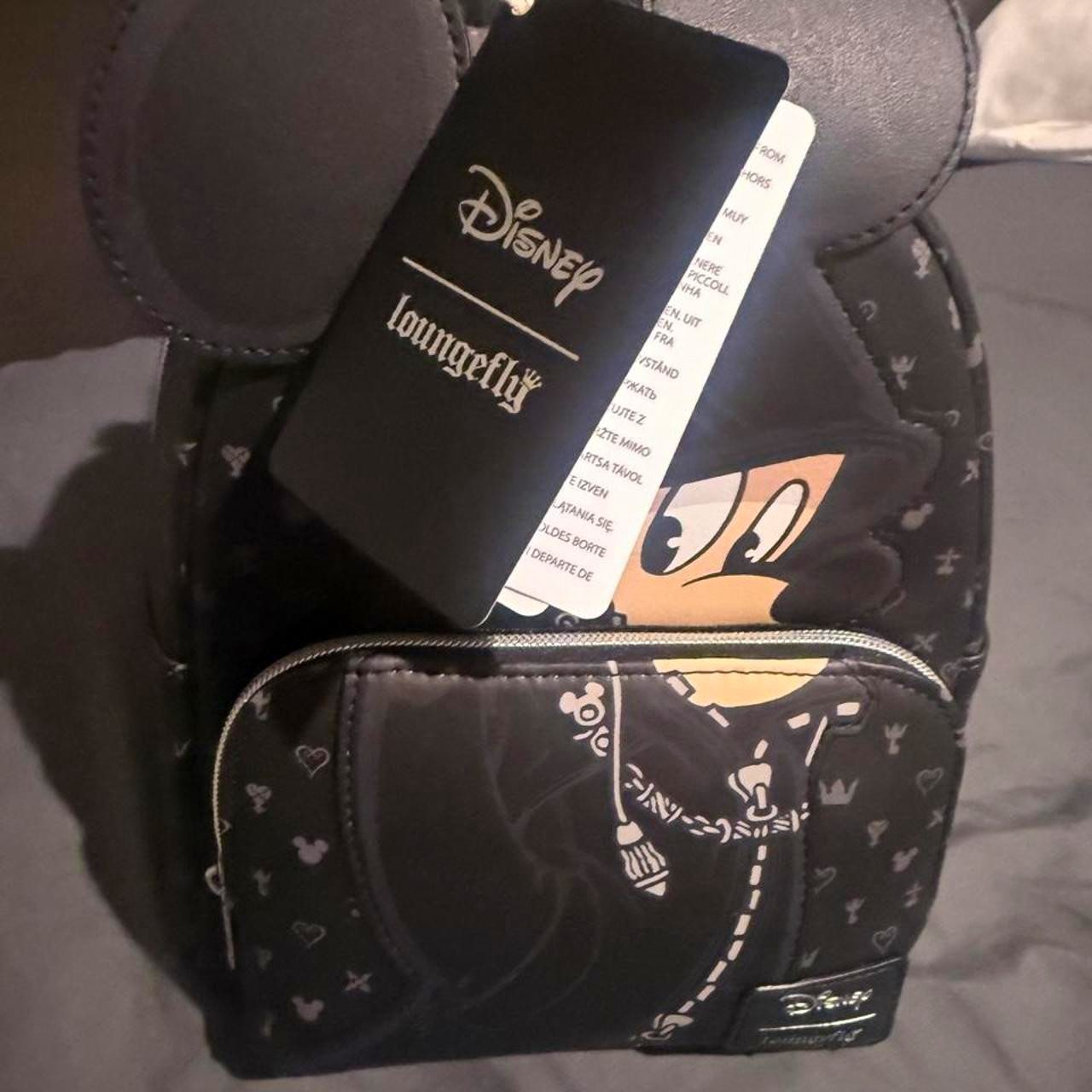 RARE EXCLUSIVE KINGDOM HEARTS HOODED MICKEY LOUNGEFLY BNWT
