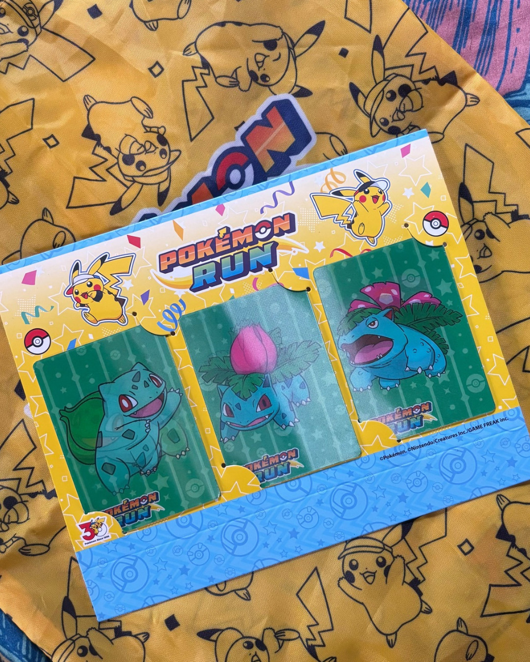 Pokemon RUN 30 Bulbasaur Ivysaur Venusaur Lenticular Set 2026 Philippines