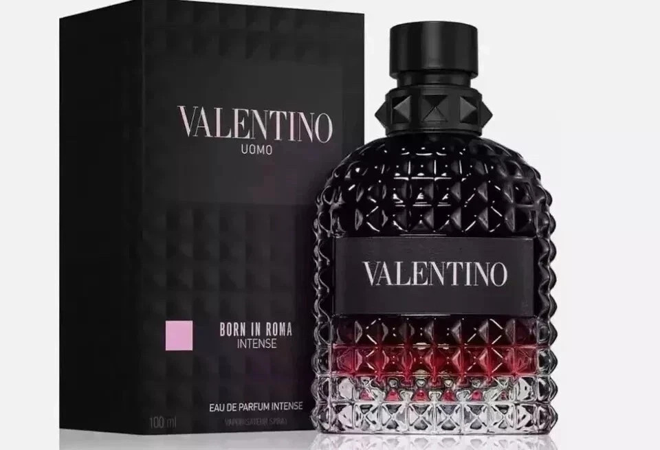 VALENTINO UOMO Born In Roma Intense EDP Spray 3.4 Oz / 100 ml Perfume for Men