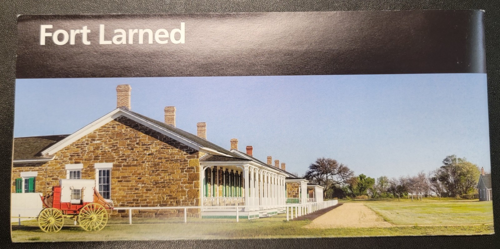 Fort Larned National Historic Site NPS UniGrid - NEW Brochure/Map