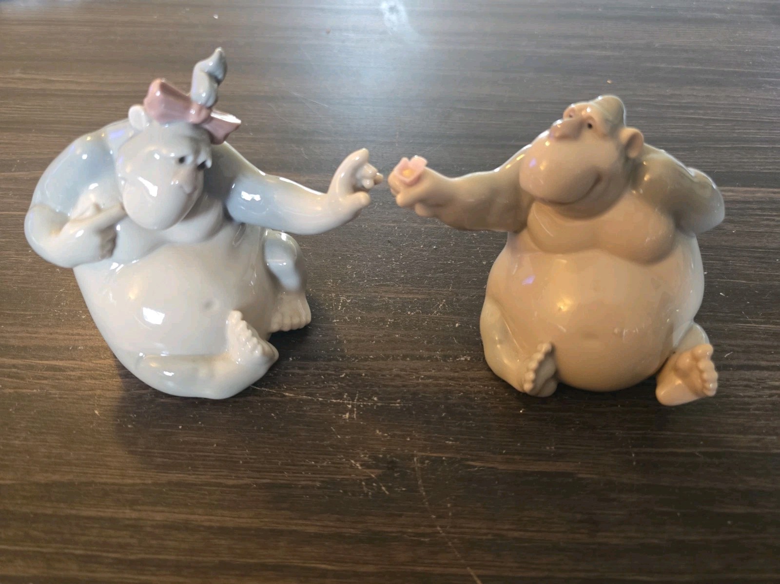 NAO by Lladro 1470/1471 ONE LAST WISH & FOR YOU, MY LOVE  (glazed porcelain)