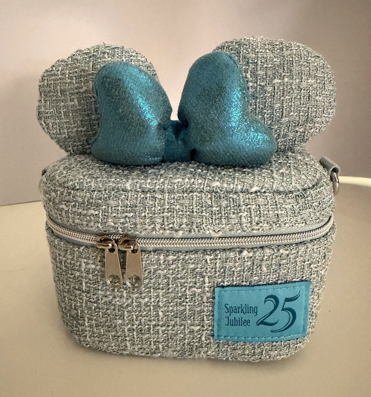 Tokyo Disney Sea 25th Sparkling Jubilee Minnie Mouse Ears Pouch Bag Japan