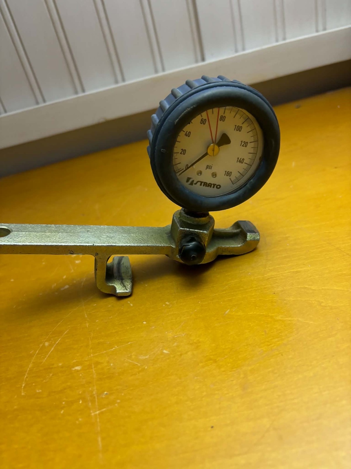 Nice Vintage Strato Railroad Brakeman\'s Test Gauge Air Brake Test 100 psi