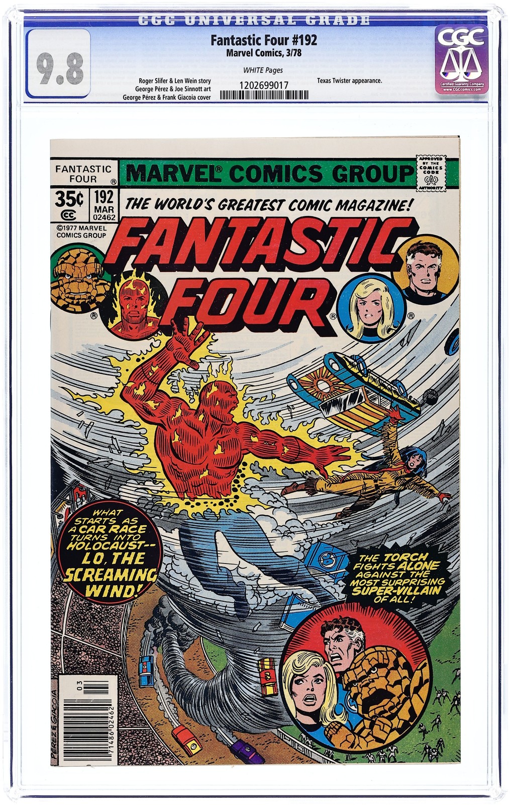 Fantastic Four #192 CGC 9.8 1978 1202699017
