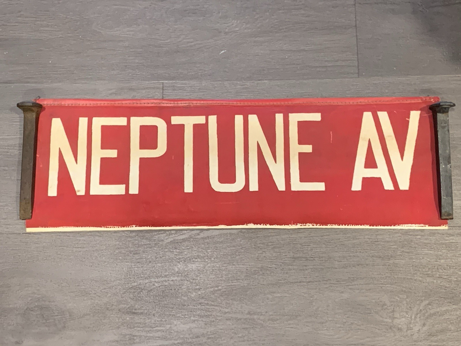 NYC B&QT BROOKLYN QUEENS NEPTUNE AVENUE CONEY ISLAND BRIGHTON BEACH NY ROLL SIGN