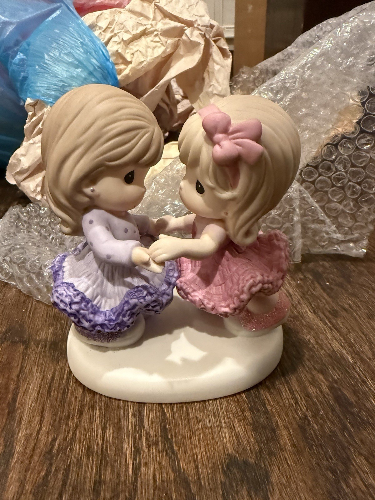 RARE Precious Moments “You Put The Fun In Friendship” BFF's Sisters I13019 EUC