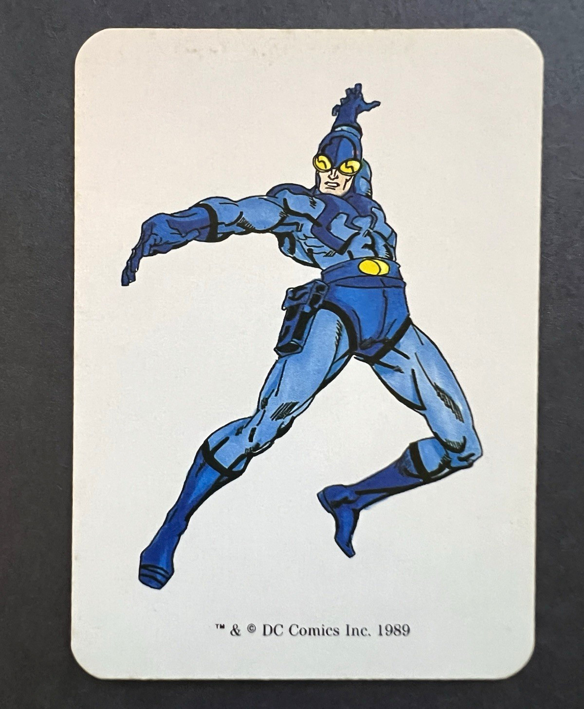 1989 Mayfair Games DC Heroes 2nd Ed Blue Beetle Ted Kord Vintage Card 1989 Mayfair Games DC Heroes 2nd Ed Blue Beetle Ted Kord Vintage Card