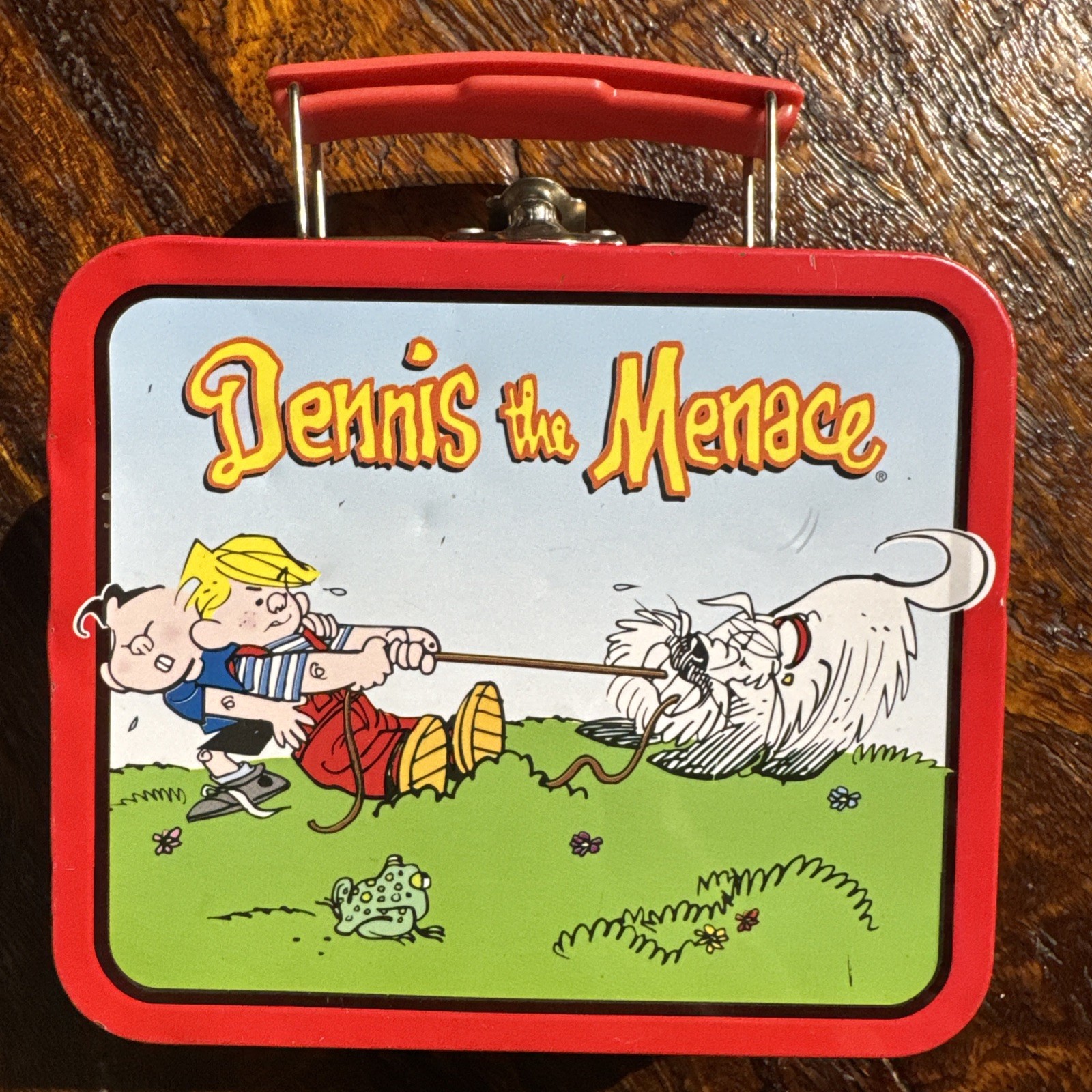 Vintage metal Dennis the Menace Lunchbox circa 1998 ￼