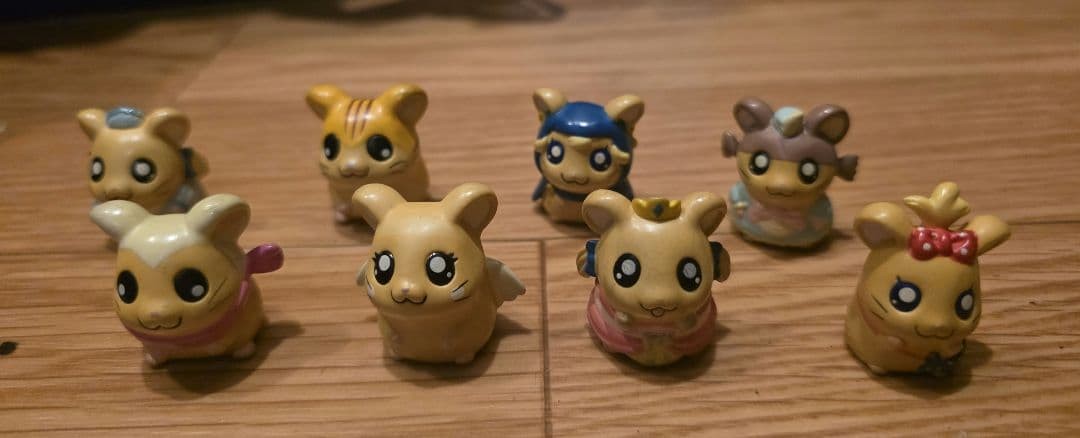 Hamtaro Ham-Hams Collection 8 Figure Lot Multicolor Hamster Characters Hamtaro Ham-Hams Collection 8 Figure Lot Multicolor Hamster Characters