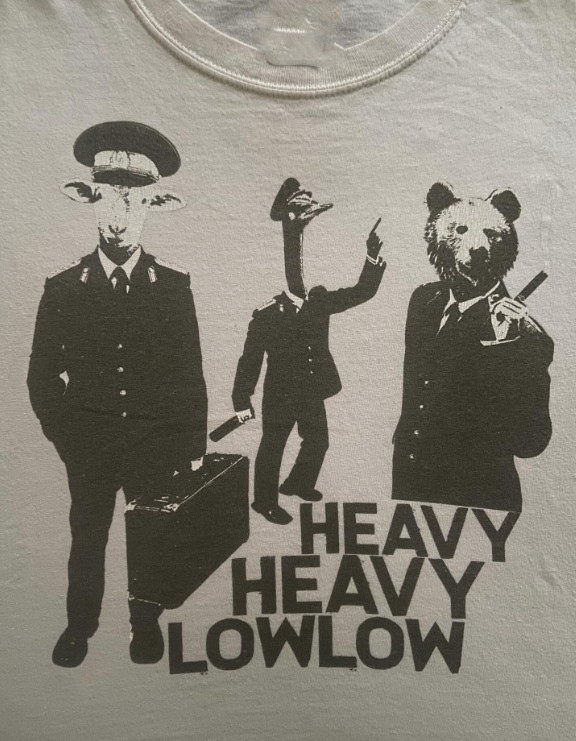 Vtg Heavy Heavy Low Low Band Music Short Sleeve Singer Unisex T- Shirt MO851