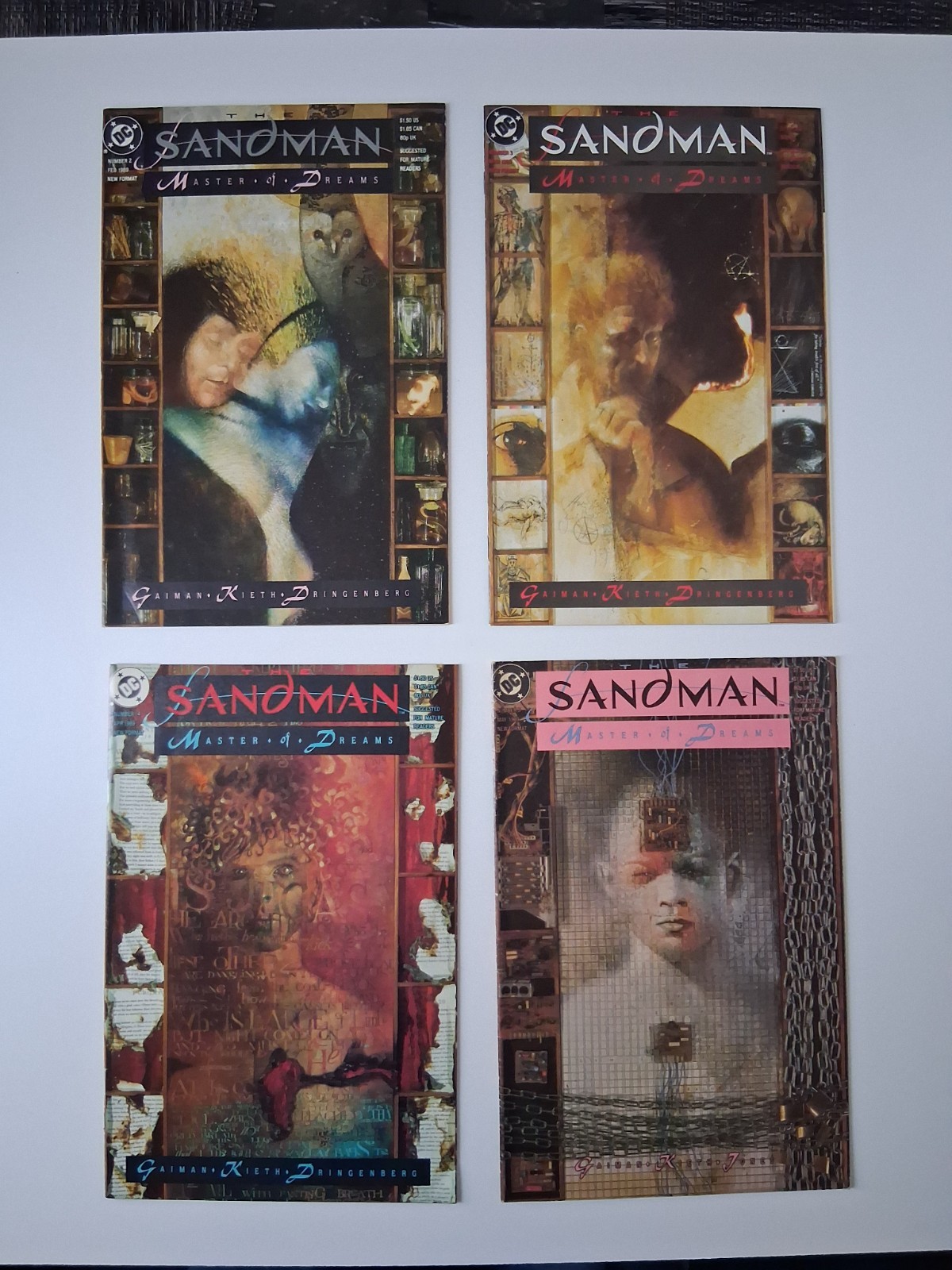 SANDMAN #2 3 4 5 DC 1989 1ST APPEARANCE GOLDIE LUCIFER MID GRADES SANDMAN #2 3 4 5 DC 1989 1ST APPEARANCE GOLDIE LUCIFER MID GRADES