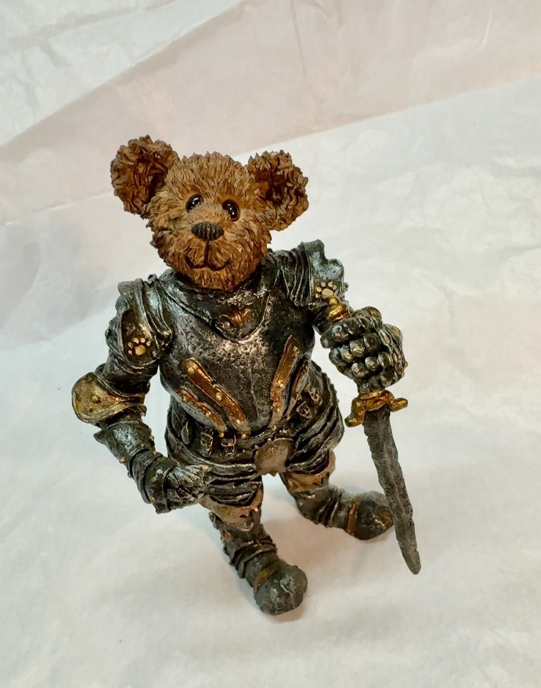 Boyds Bears Sir Oncea Frogh Hop Nightly #3229 Shoebox Bear Knight Fantasy