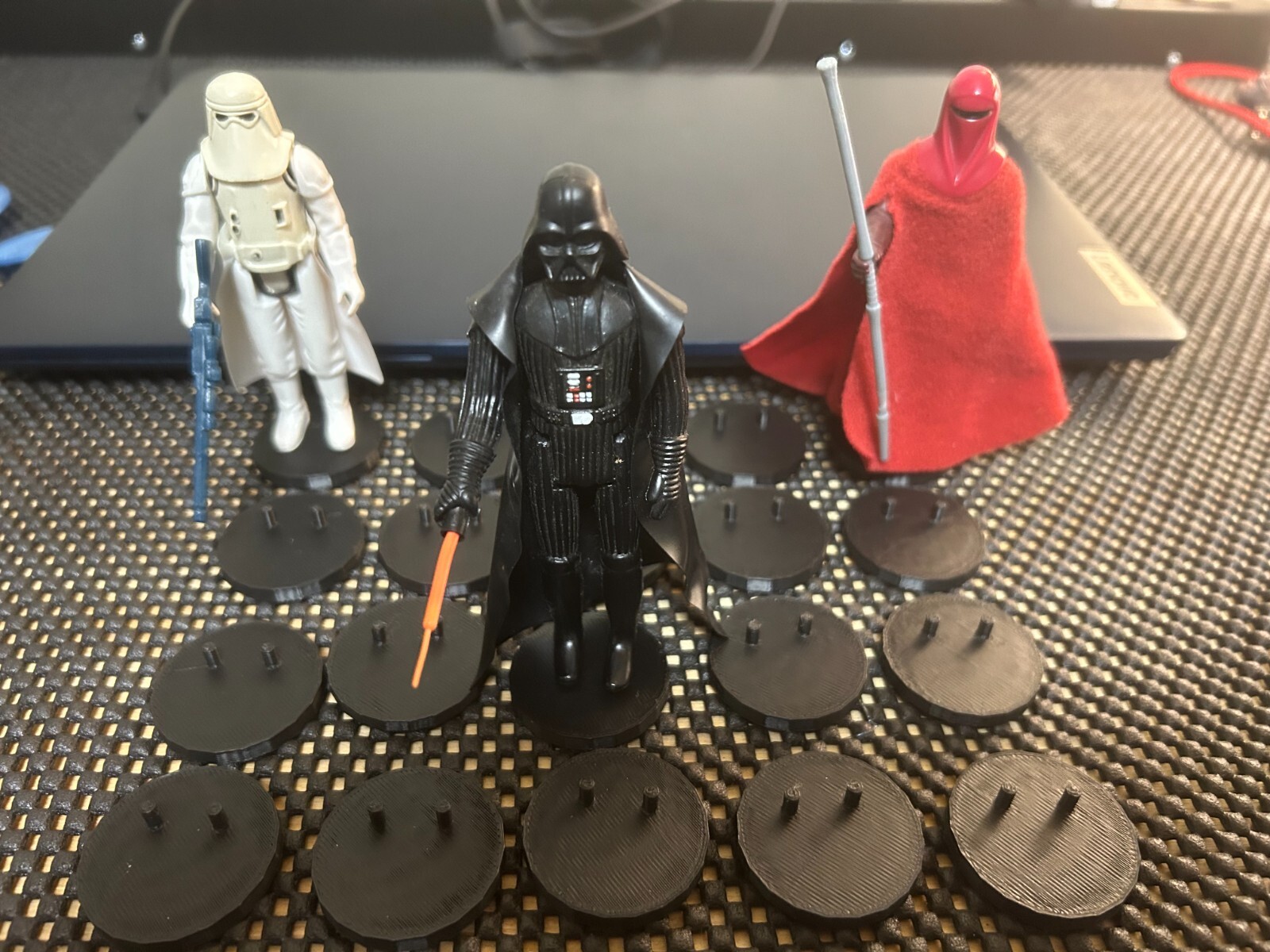 50 Original And RETRO Star Wars action figure stands  FREE USPS SHIP