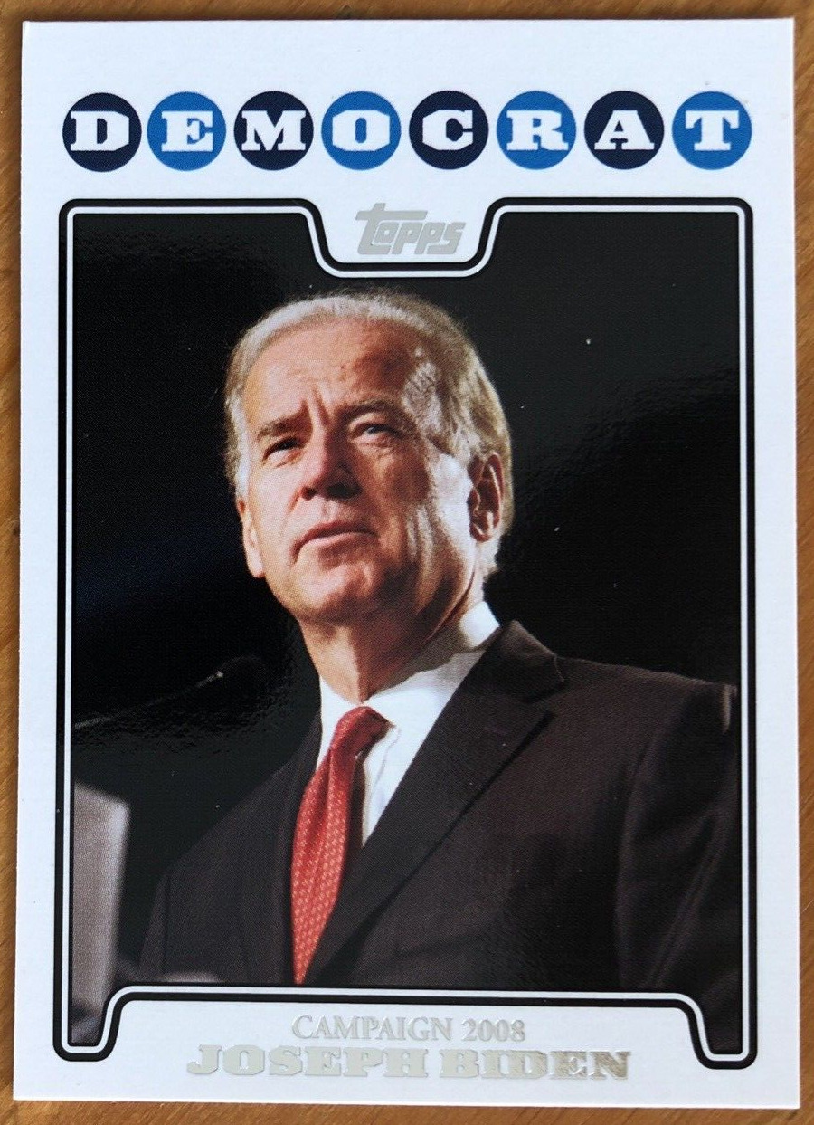 President Joe Biden 2008 Topps Campaign 2008 #C08-JB