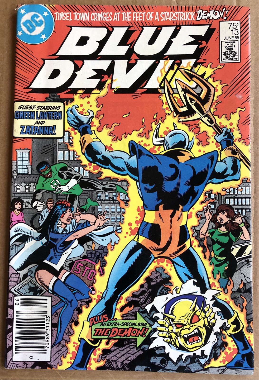 Vintage DC Comics Blue Devil #13 ~ June 1985 Vintage DC Comics Blue Devil #13 ~ June 1985