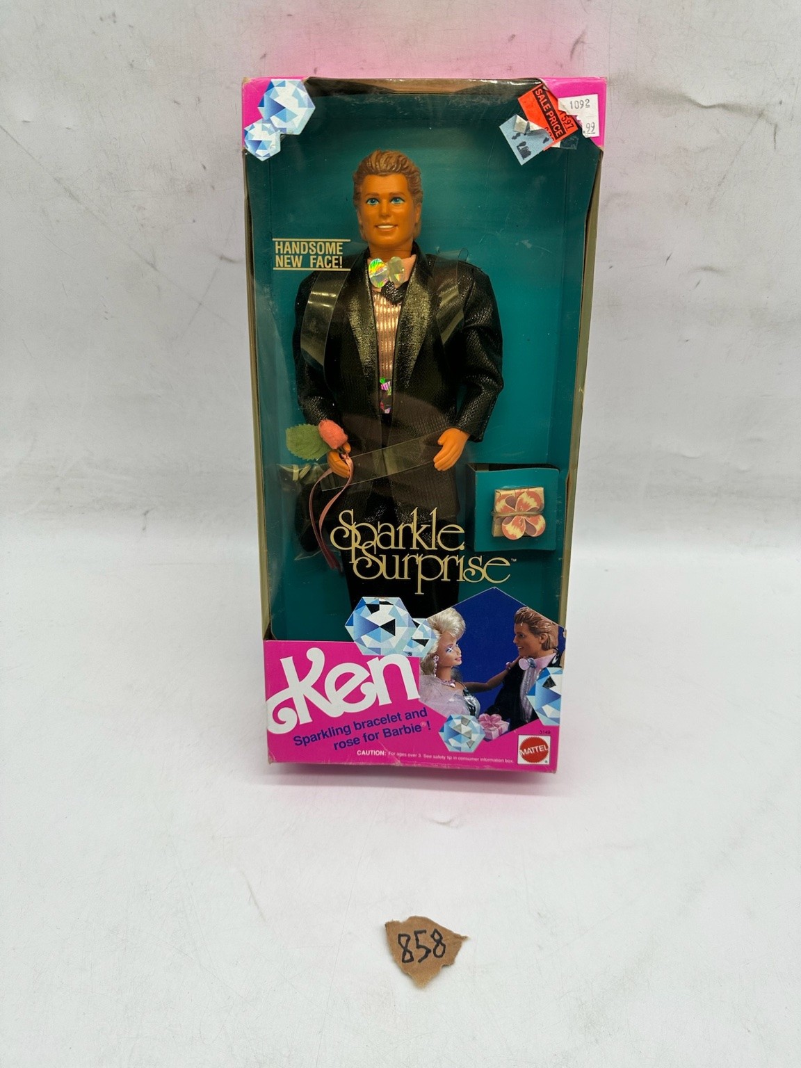 Mattel Ken Doll Sparkle Surprise Handsome New Face w/Box by Mattel 1992