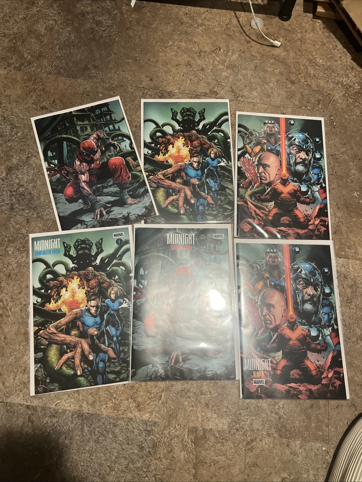 NYCC 2026 MIDNIGHT X-MEN FANTASTIC FOUR SPIDERMAN 1 MICO SUAYAN VIRGIN Trade SET