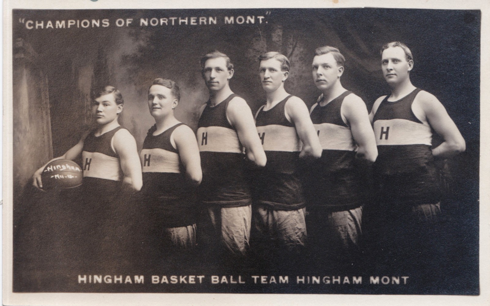 Vintage RPPC - HS Basketball Team - \