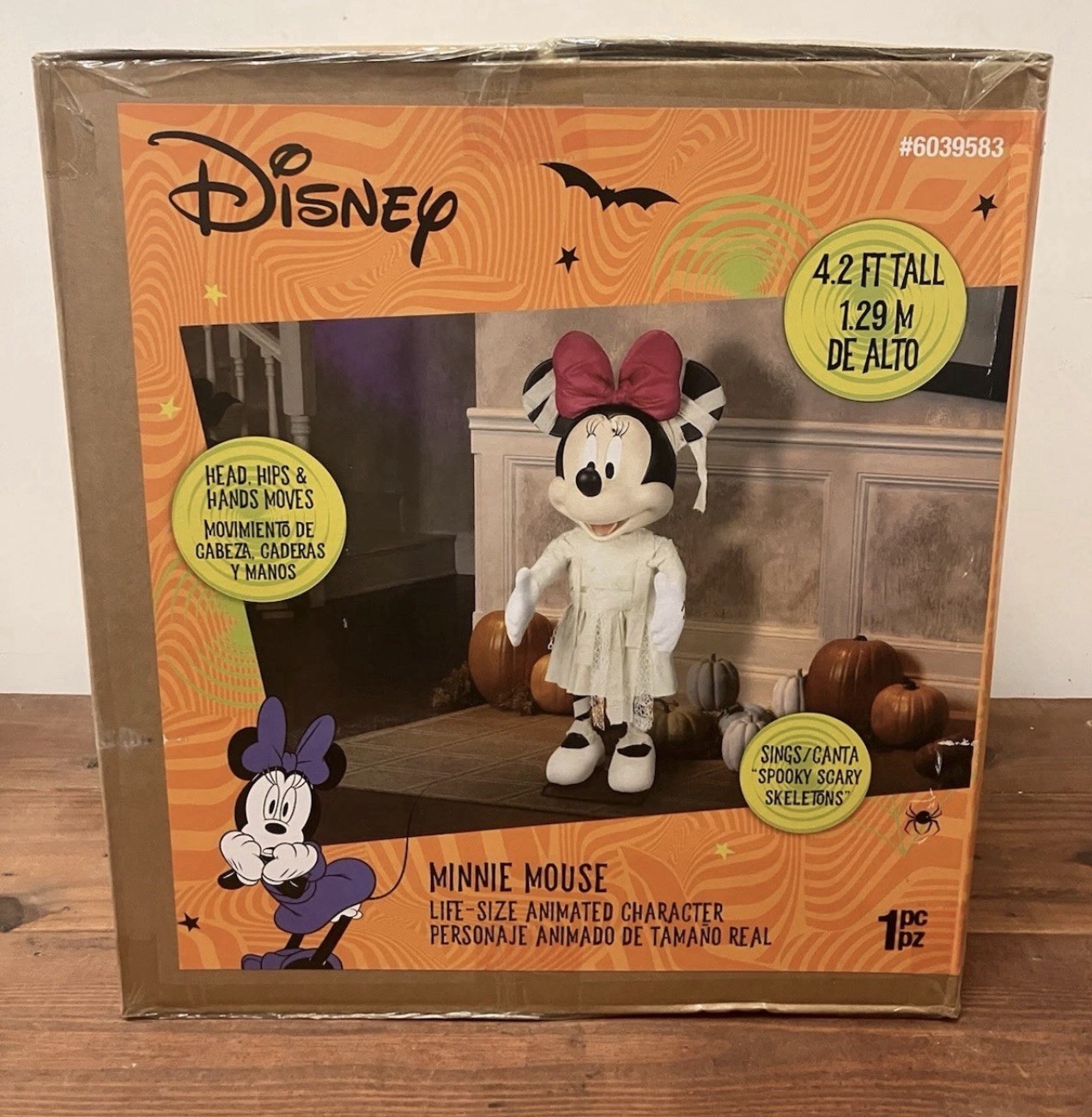 4 Ft Animated Disney Minnie Mouse Mummy Halloween Animatronic Open Box 4 Ft Animated Disney Minnie Mouse Mummy Halloween Animatronic Open Box