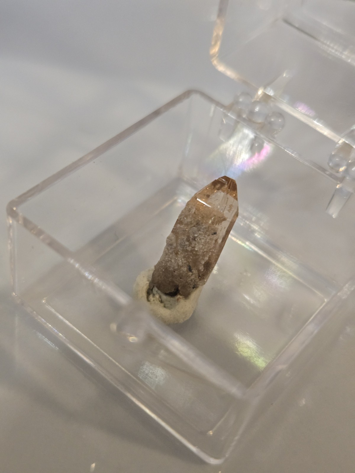 2.5ct Imperial Utah Topaz 13x5mm With Display Case M5