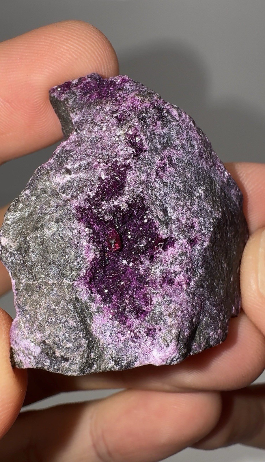 Ultra Rare Kammererite Crystal Specimen Turkey Raw Mineral⁠