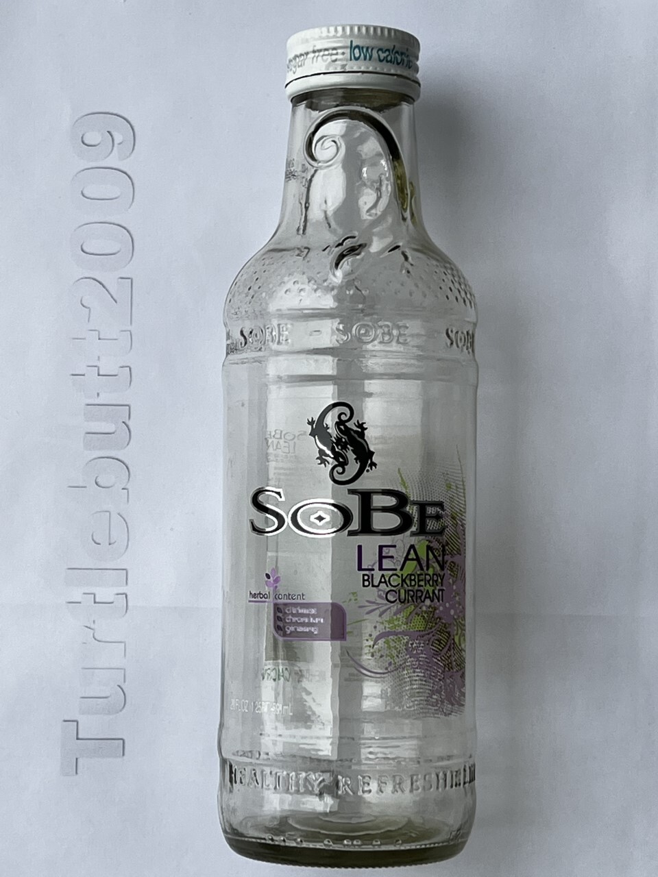 Vintage Bottle: SOBE Lean | 20 oz empty bottle | SoBe Collectible