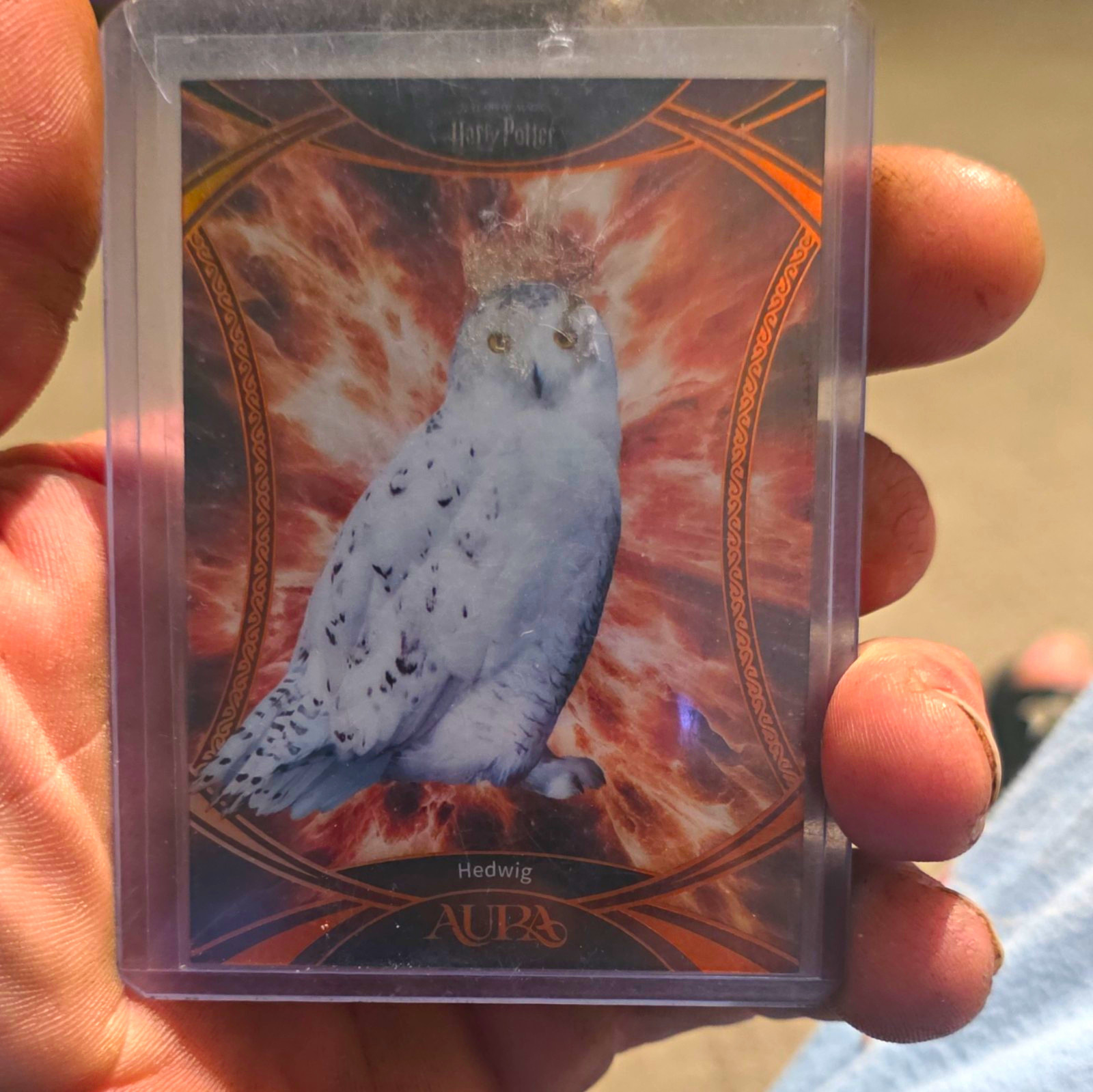 KAKAWOW AURA Harry Potter Hedwig Trading Card - 25 Years of Magic 40/75