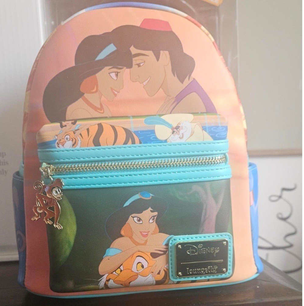 loungefly mini backpack disney Jasmine Scenes loungefly mini backpack disney Jasmine Scenes