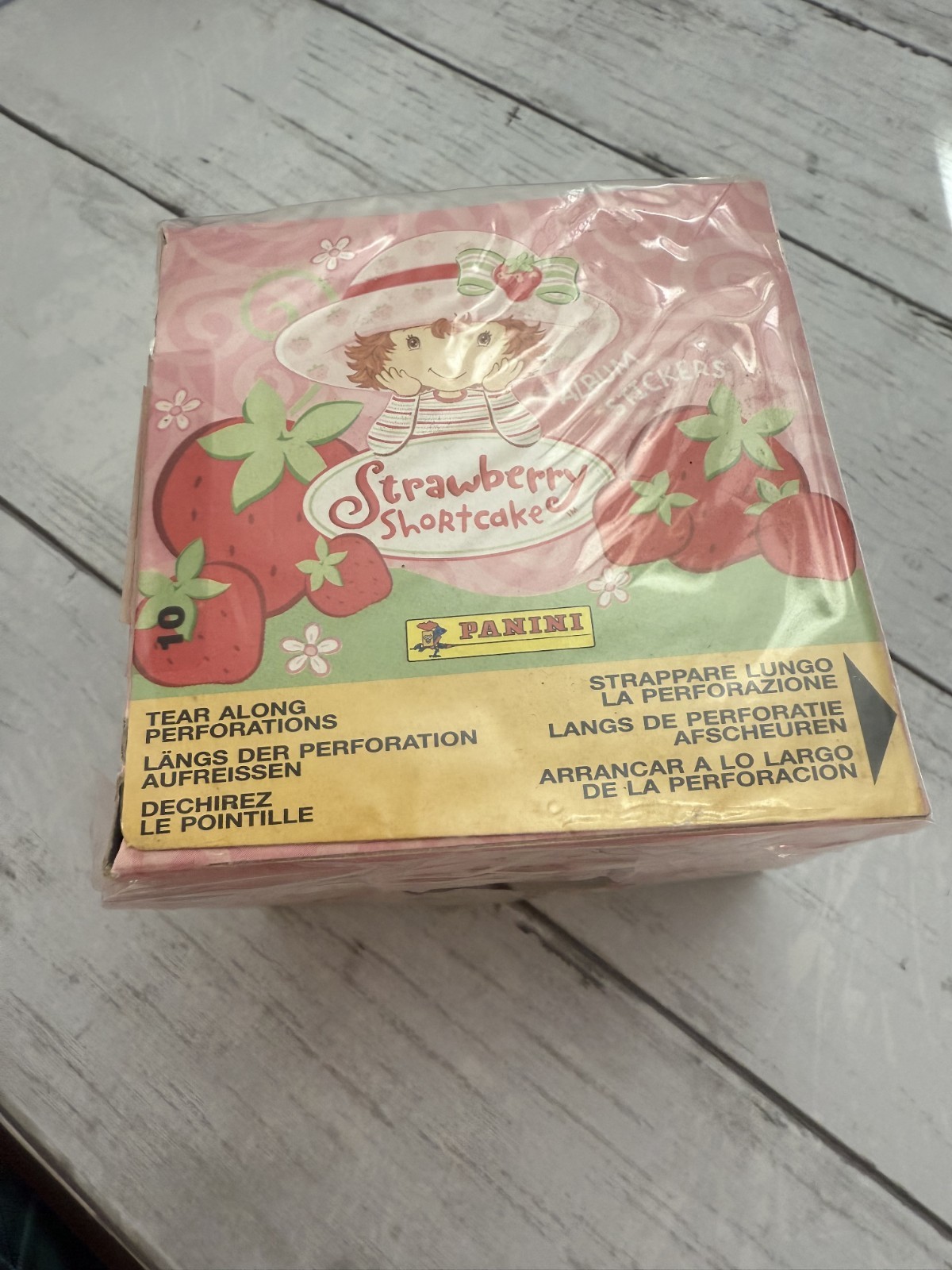 (1) Sealed Box 2006 Panini Italy Strawberry Shortcake Stickers (50 Packs)