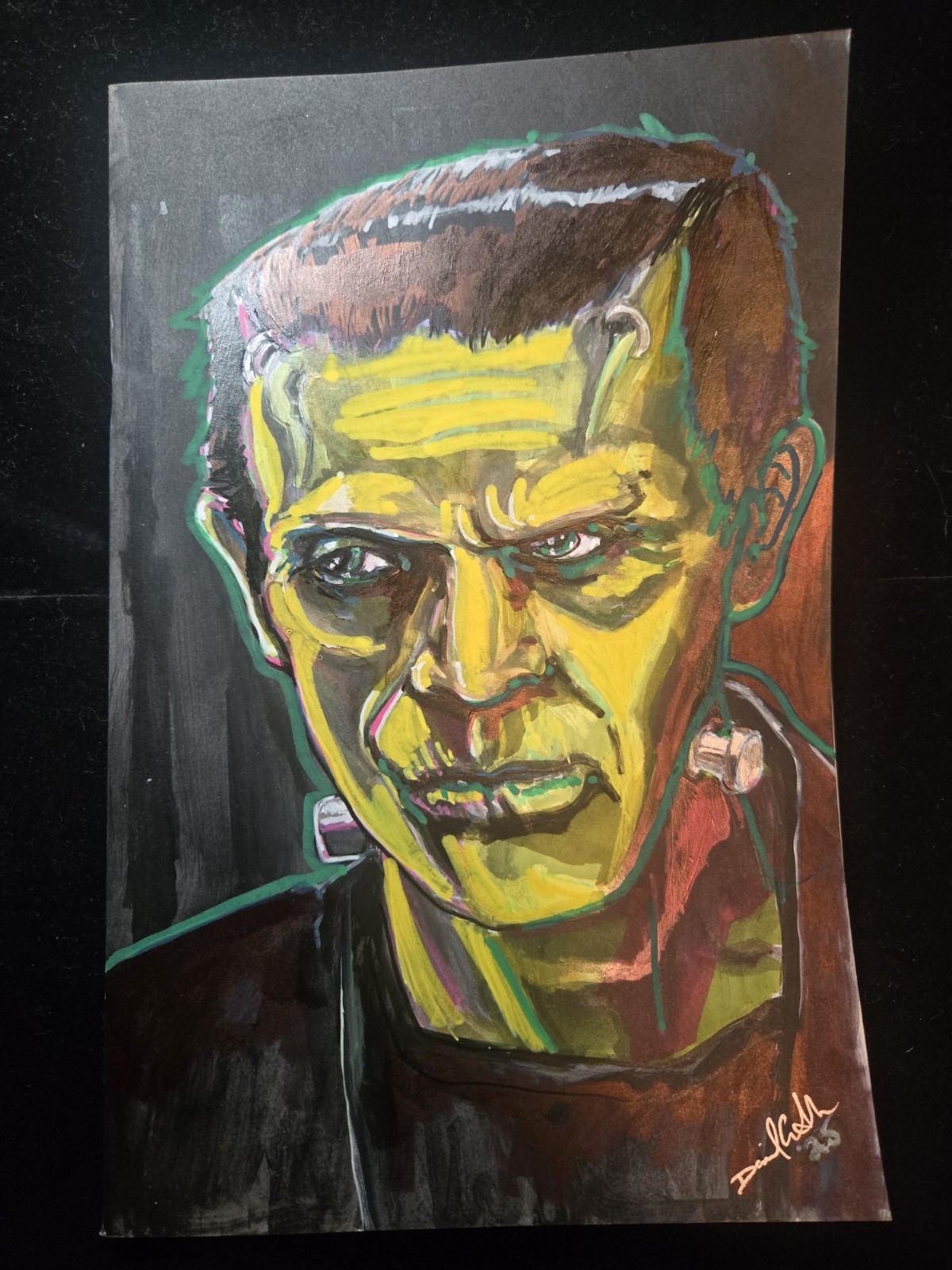  FRANKENSTEIN #1 Blank Sketch Variant By Daniel Crutcher, Image Comics